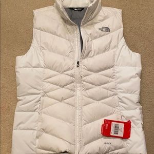 New white The North Face Core Vest Size Large
